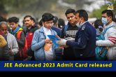 JEE Advanced 2023 Admit Card