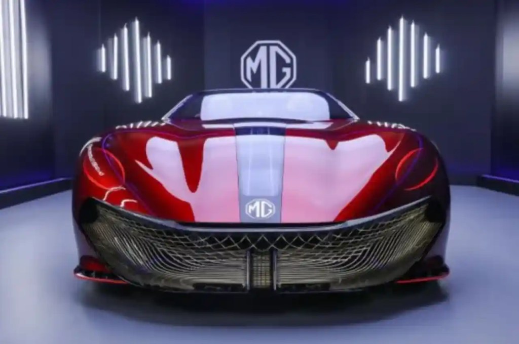 MG Cyberster launch at the Bharat Mobility Expo