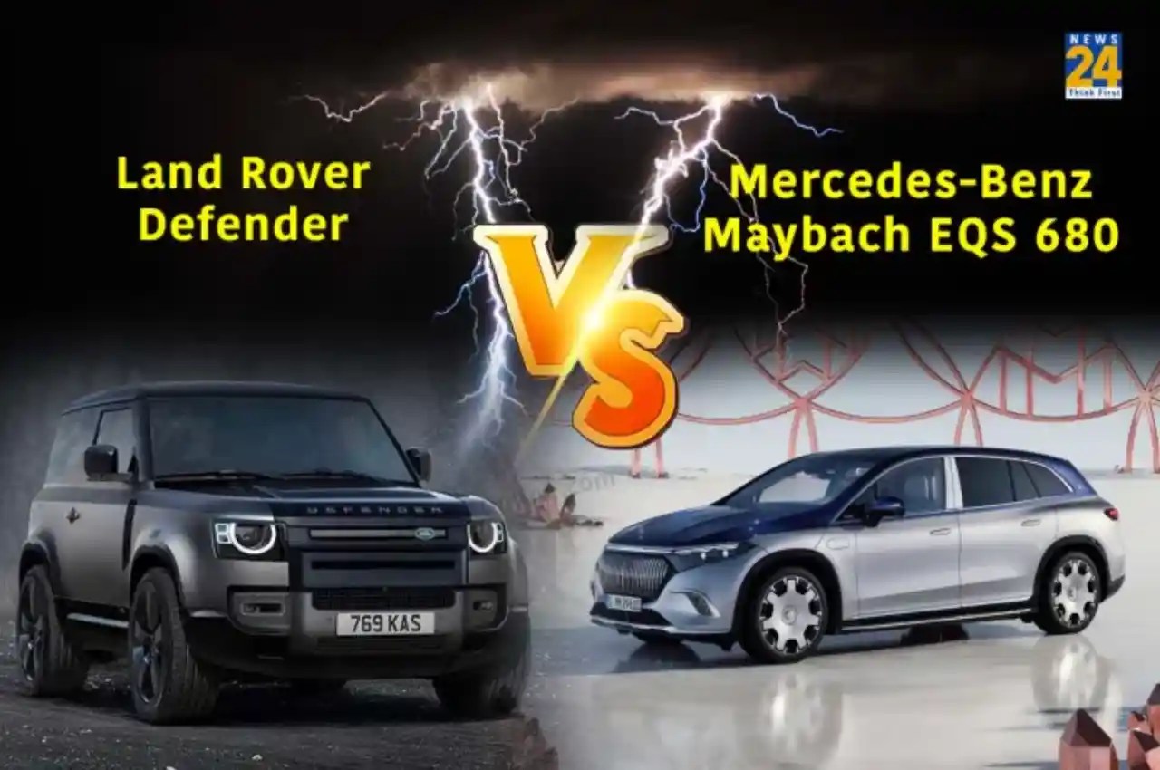 Land Rover Defender 130 vs Mercedes-Benz Maybach EQS 680 EV