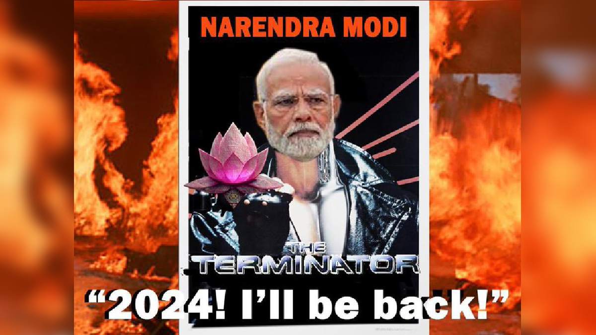 PM Modi portrayed as terminator. (Photo Credits: X/BJP)