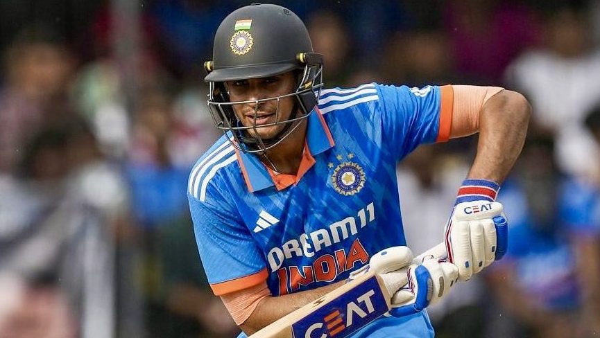 Shubman Gill in action (Pic credit: X)
