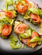 Avocado and Smoked Salmon Bagel