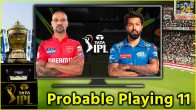 PBKS vs MI Probable Playing 11