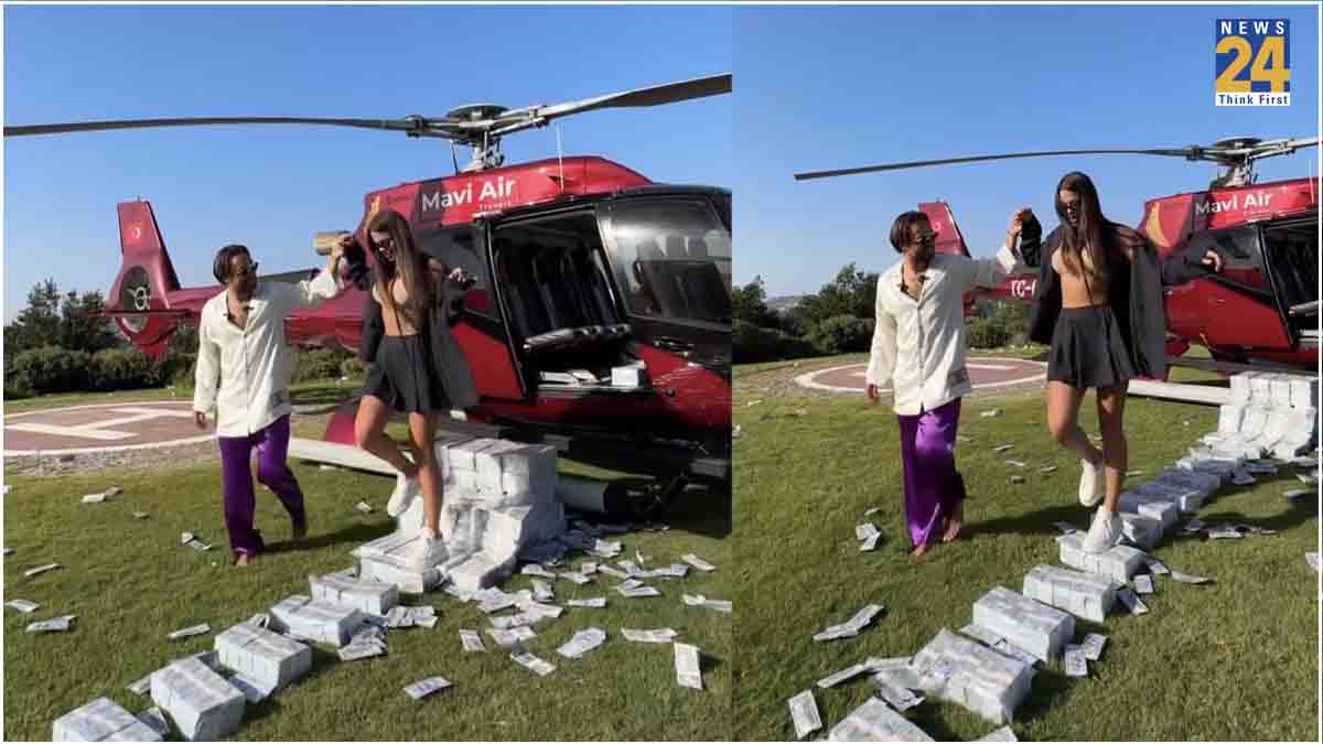 Girlfriend Walks On Cash: Influencer's Video Sparks Outrage