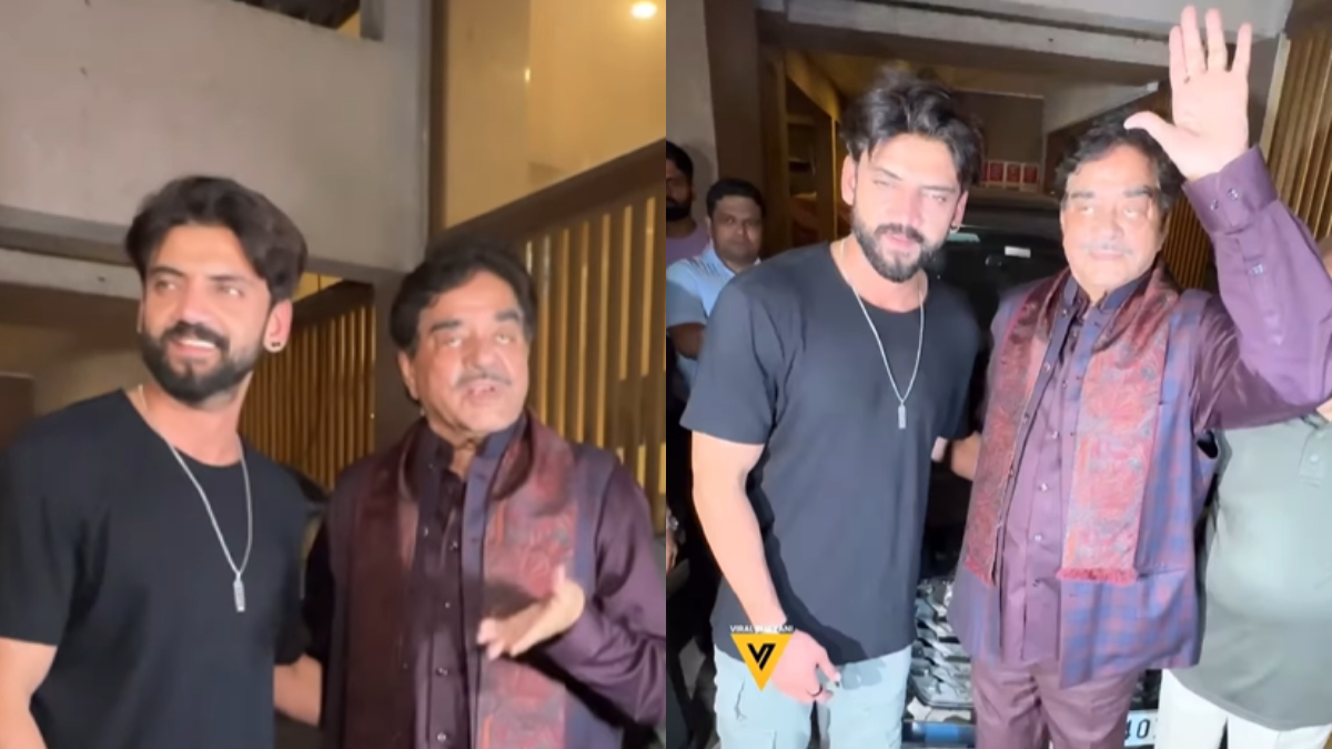 Shatrughan Sinha With Zaheer Iqbal