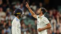 Mitchell Starc after dismissing Shubman Gill