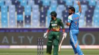 Mohammad Shami during the India vs Bangladesh Champions Trophy match