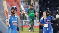 Virat Kohli, Babar Azam and Rohit Sharma