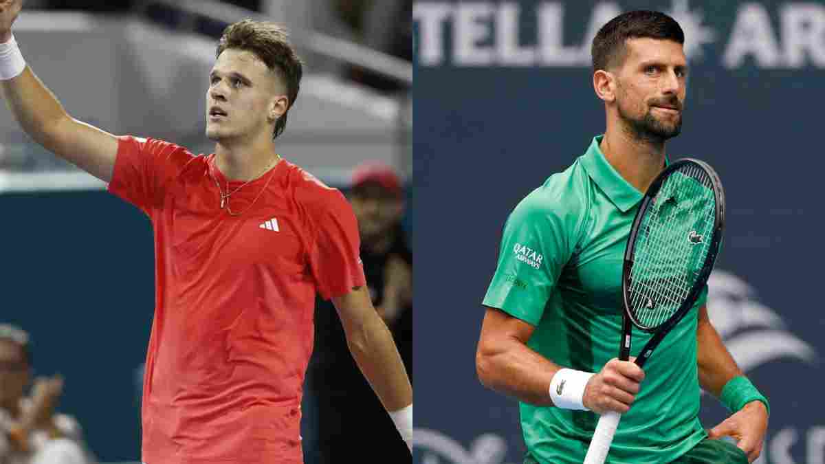 Jakub Mensik defeats Novak Djokovic to win Miami Open