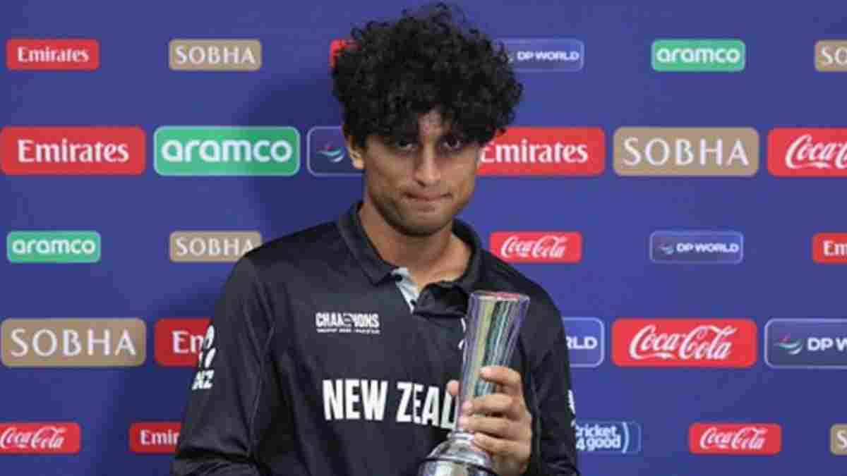 Rachin Ravindra won the Player of the Tournament award