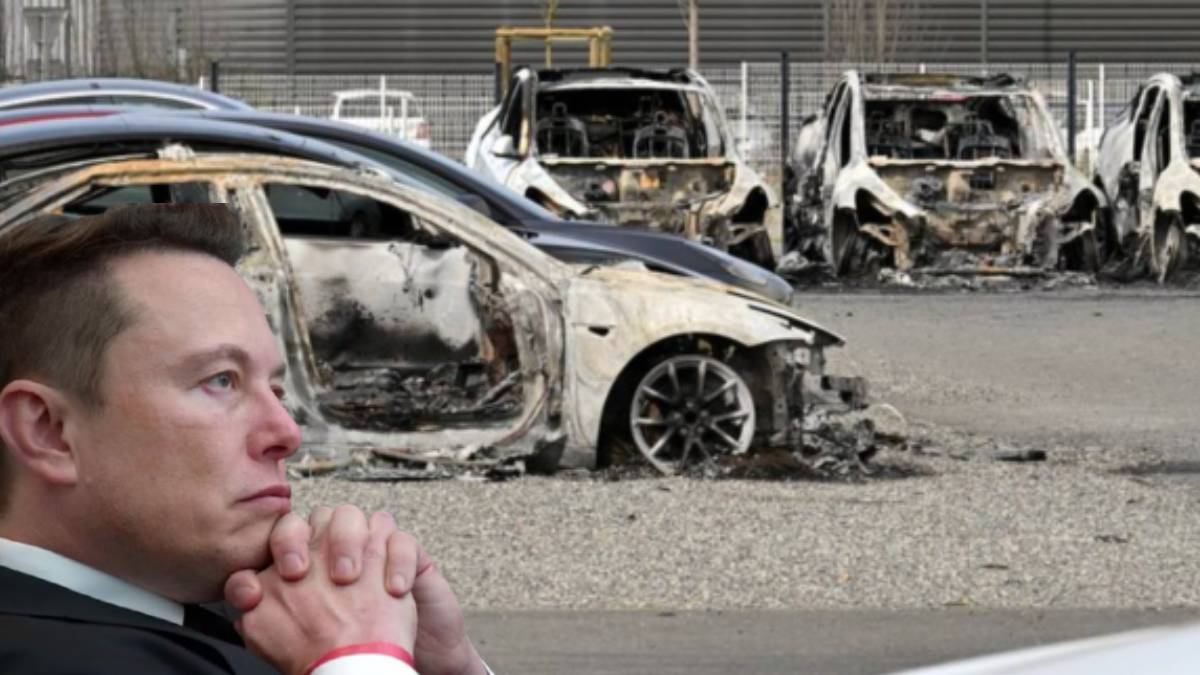 Tesla Burned