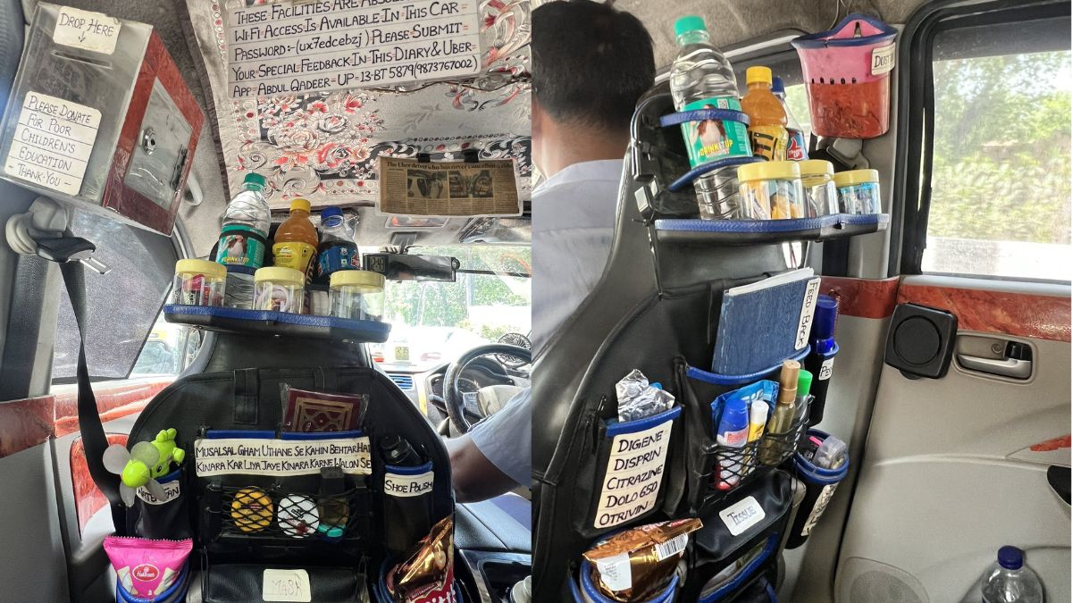 Meet The Uber Driver Who’s Going Viral For His ‘1BHK’ Cab: Snacks, Wi-Fi, Toys, And More – A Ride Like No Other!