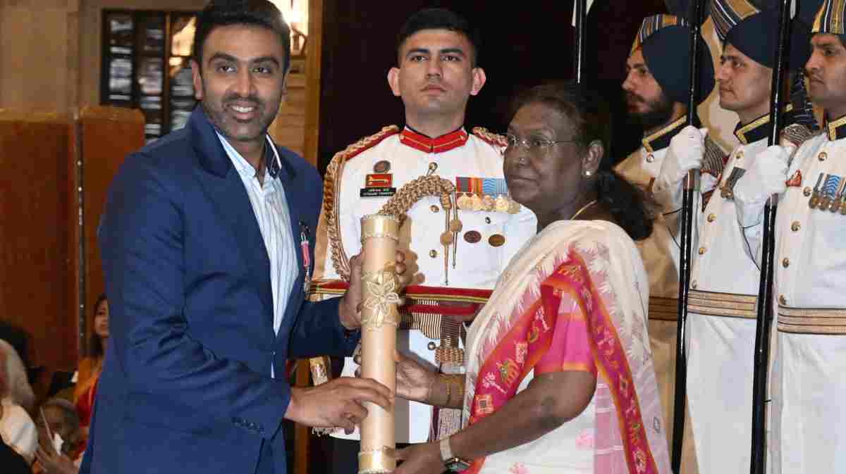 R Ashwin honoured with Padma Bhushan
