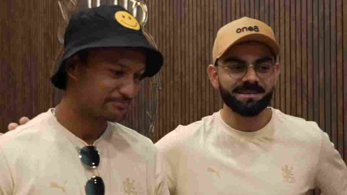 Mayank Agarwal and Virat Kohli