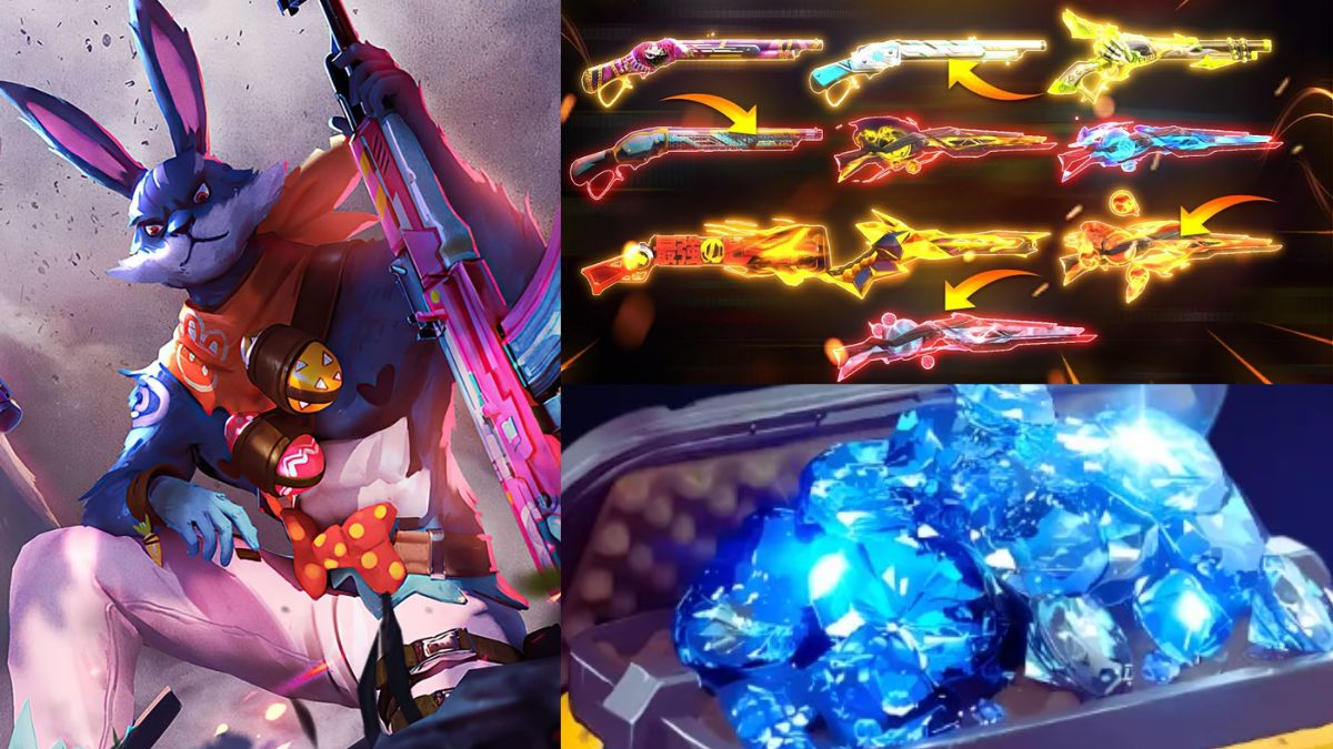 Garena Free Fire Max Redeem Codes For June 18, 2025: Unlock Bunny Warrior Bundle, M1887 Skin, LOL Emote, 1875 Diamonds And More Rewards