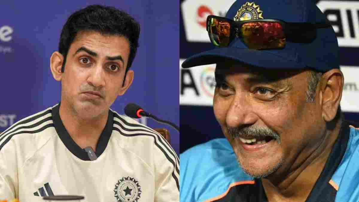 Gautam Gambhir and Ravi Shastri