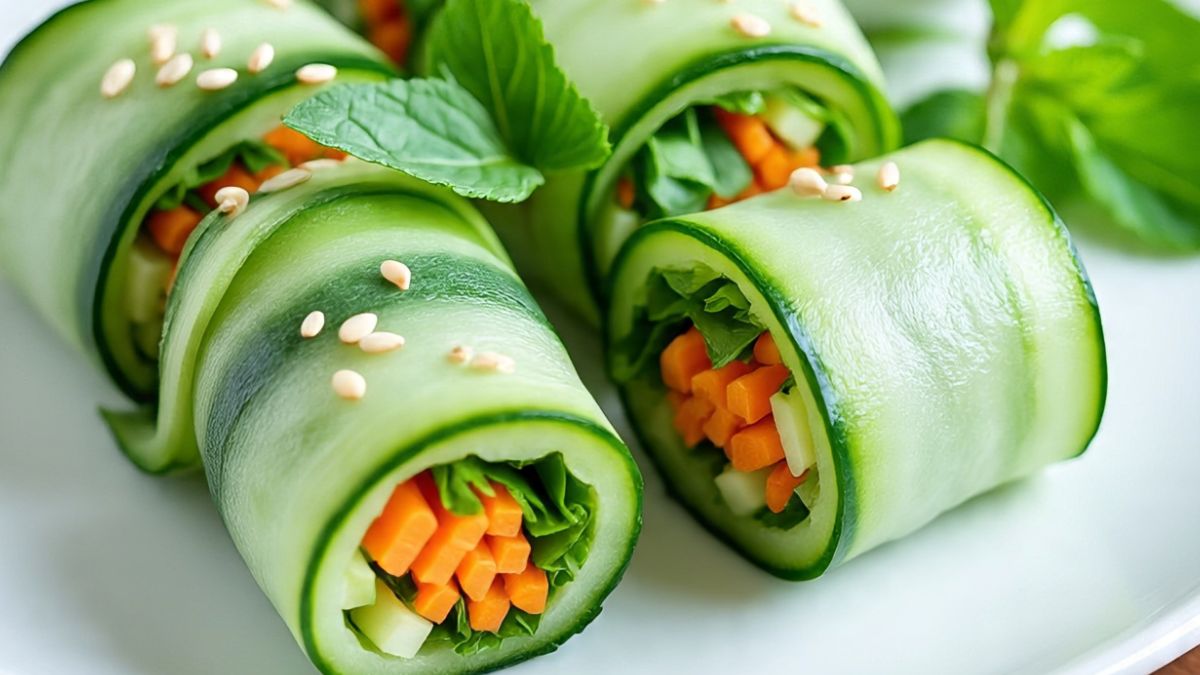 Feeling Bored This Summer? Don't Worry—Enjoy The Magic Of Fresh And Crispy Cucumber Rolls